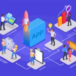 Team working at an app development company in HSR Layout