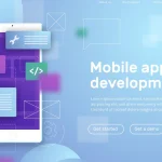 Mobile app interface concept by the Best Cross Platform App Development Company in Bangalore.