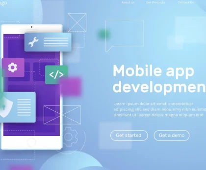 Mobile app interface concept by the Best Cross Platform App Development Company in Bangalore.