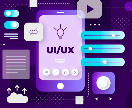 Modern UI/UX design by an app development company in Jakkur.