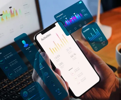 Mobile app interface analytics by app development company in Bangalore