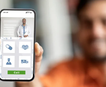 Healthcare app development comparison between native and cross-platform approaches.