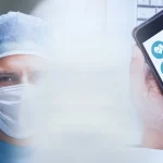 Healthcare app UI mockup by a Custom App Development Company in Bangalore
