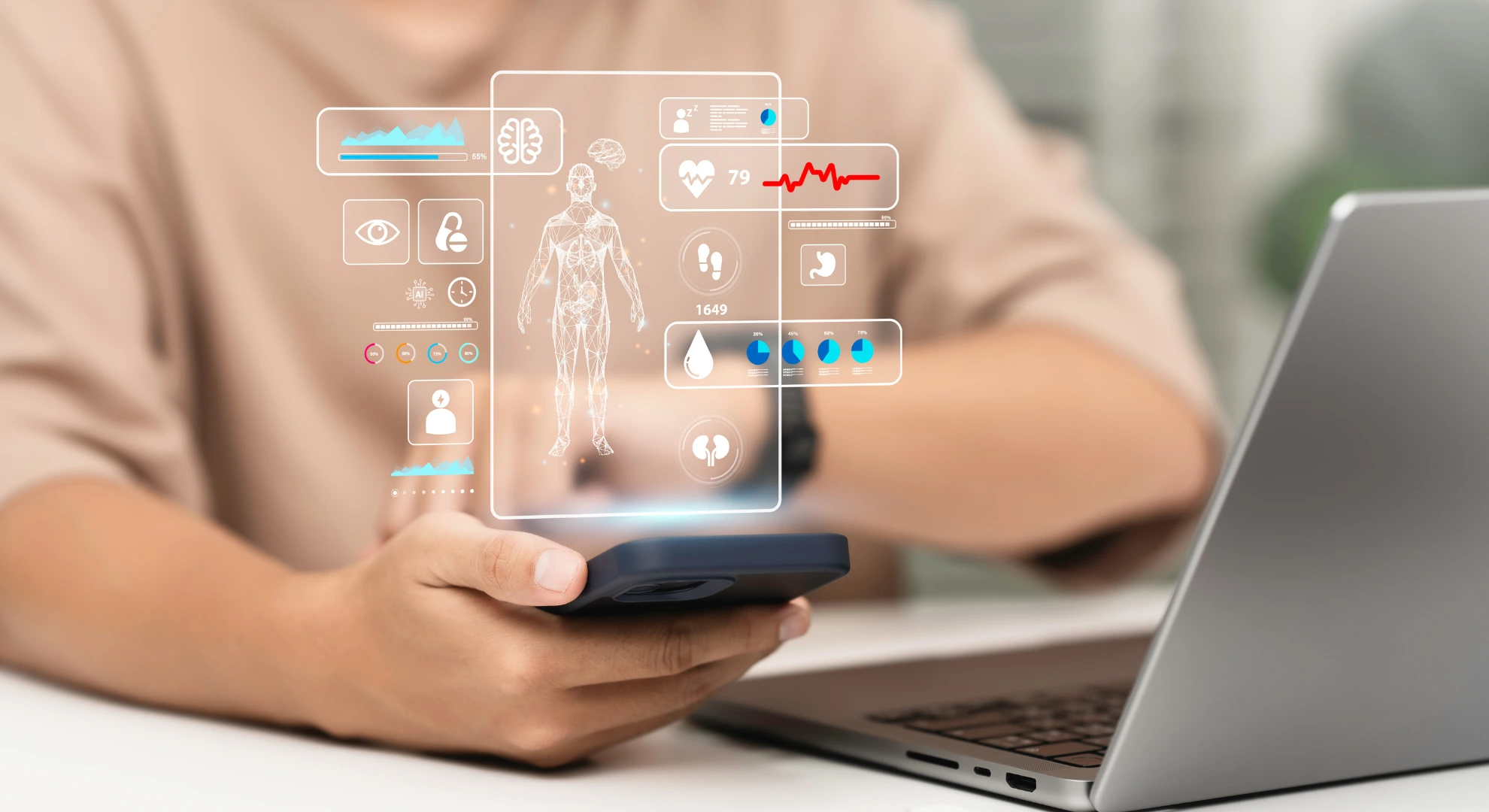 App Development Services in Bangalore for AI health assistant mobile app