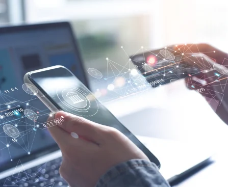 Corporate digital banking app developed with App Development Services in Bangalore