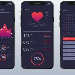 Health management mobile app developed by App Development Services in Bangalore