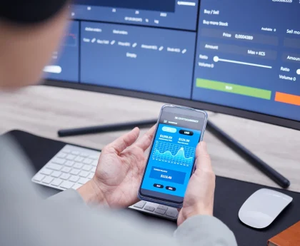 Flutter app development services in Bangalore illustration