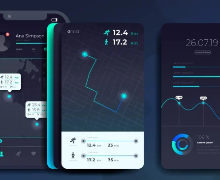 `Spatial app interface being used on an AR headset.`