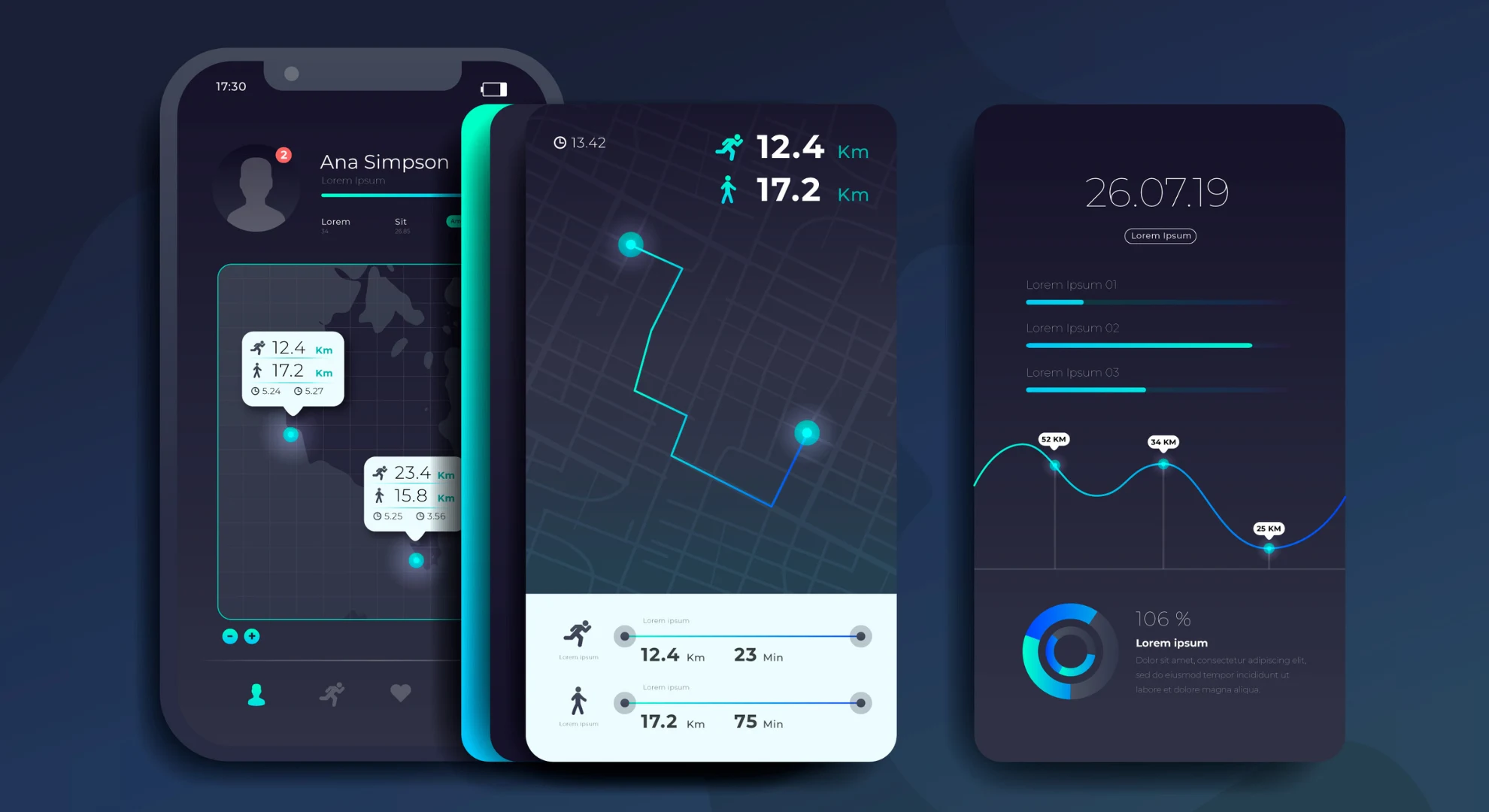 `Spatial app interface being used on an AR headset.`